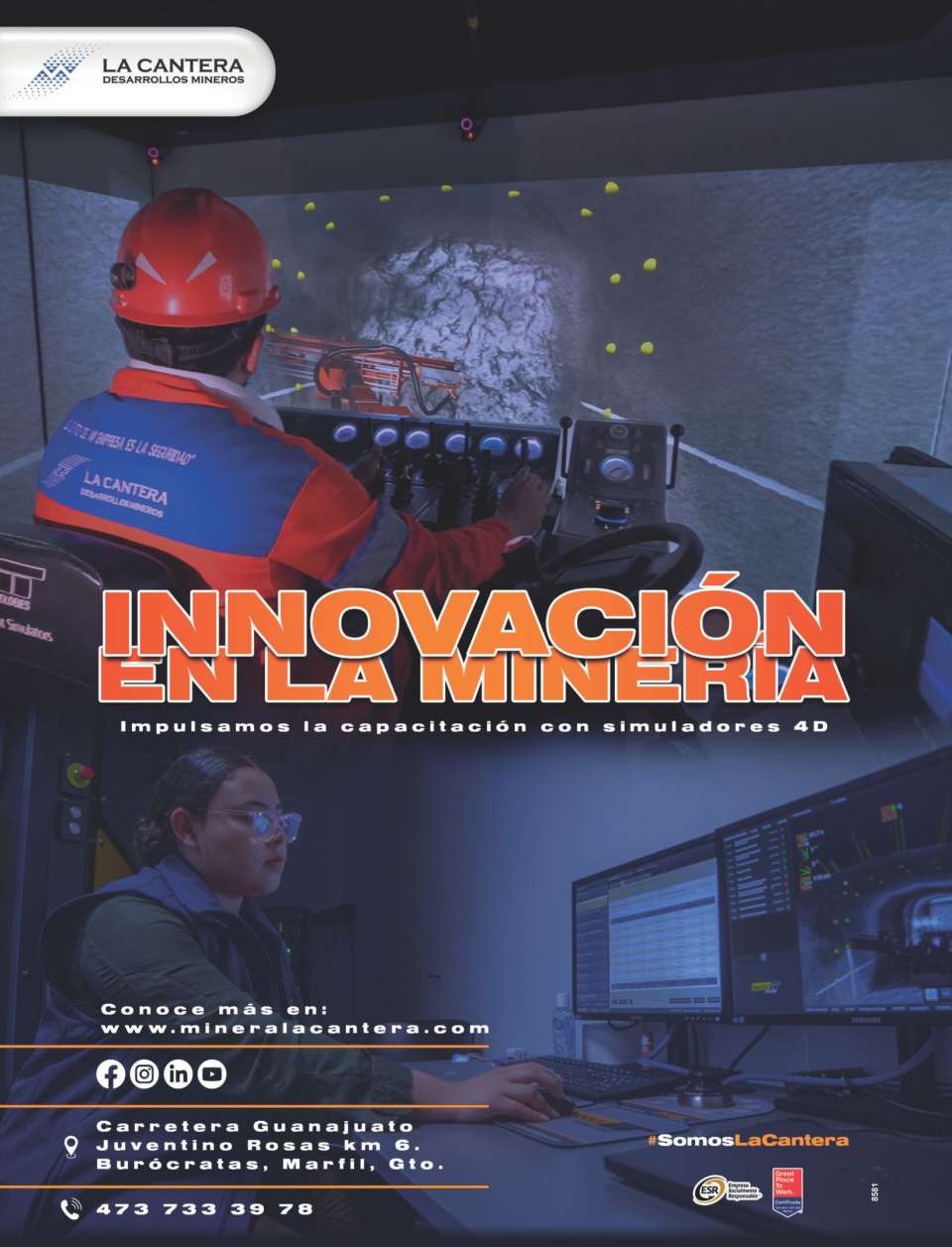 Innovacion en la Mineria. Impulsamos la Capacitacion con Simuladores 4D.