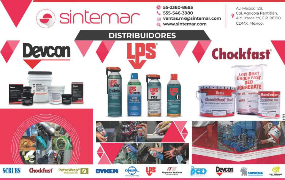 Marketing and service of chemical products for industrial and mining maintenance. Official distributors of DEVCON, LPS, CHOCKFAST