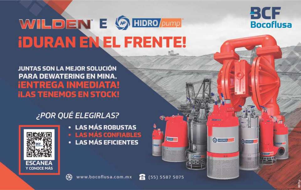 HIDRO PUMP lider en Ingenieria de BOMBAS. ¡Duran en el frente! Juntas son la mejor solucion para Dewatering en Mina, las mas robustas, las mas confiables, las mas eficientes. Entrega Inmediata.